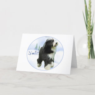 Cartes Pour Fêtes Annuelles Collie Noel