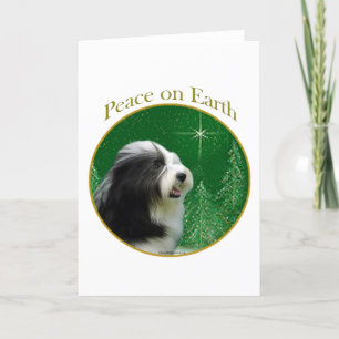 Cartes Pour Fêtes Annuelles Collie Paix