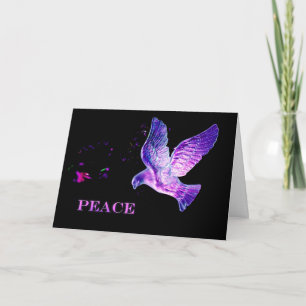 Cartes Pour Fêtes Annuelles Colombe de conception de Noël de paix
