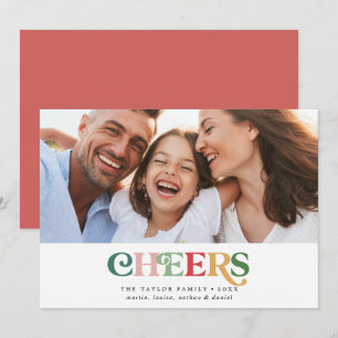 Cartes Pour Fêtes Annuelles Colorful Cheers Happy New Year Payscape Photo