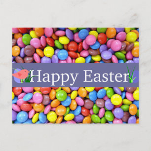 Cartes Pour Fêtes Annuelles Colorful Easter Candies