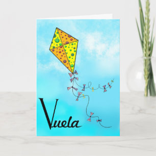 Cartes Pour Fêtes Annuelles Cometa voladora