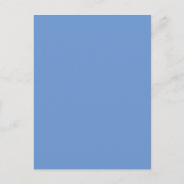 Cartes Pour Fêtes Annuelles Comflower Blue #6B95D0, Cold Purple (Devant)