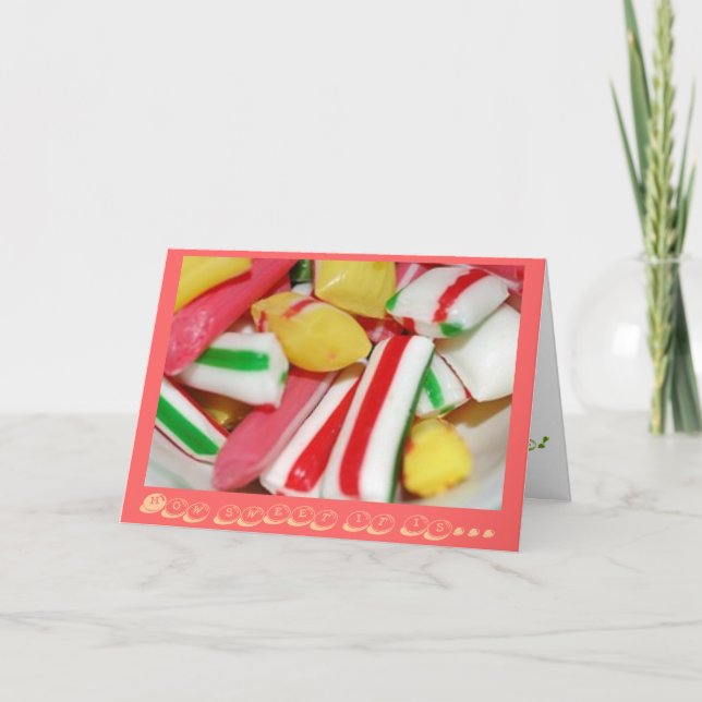 Cartes Pour Fêtes Annuelles Comme c'est doux... (Devant)