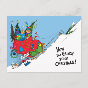 Cartes Pour Fêtes Annuelles Comment Grinch a volé Noël !