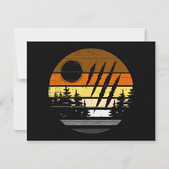 Cartes Pour Fêtes Annuelles Communauté de l'ours, Gay Oear Claw Traces (Devant)