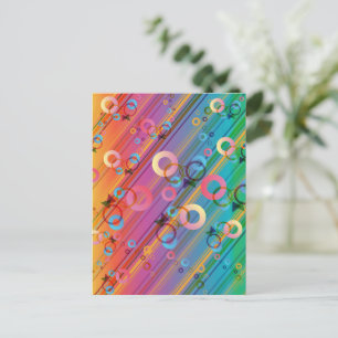 Cartes Pour Fêtes Annuelles Composition Abstraite