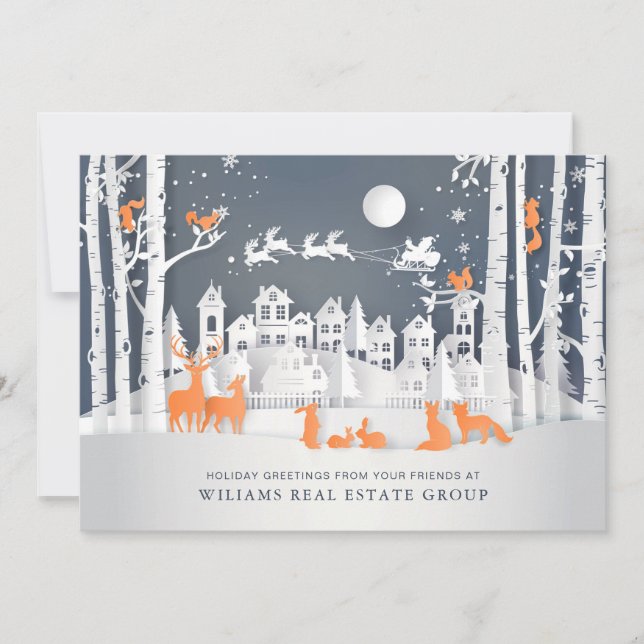 Cartes Pour Fêtes Annuelles Composition moderne de Christmas (Devant)