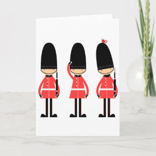 Cartes Pour Fêtes Annuelles Conception de garde de l'Angleterre Londres