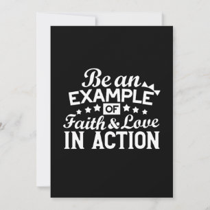 Cartes Pour Fêtes Annuelles Conception de la motivation chrétienne - Foi, Amou