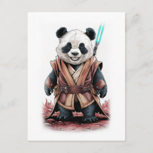 Cartes Pour Fêtes Annuelles Conception de panda mignon et drôle sur fond blanc