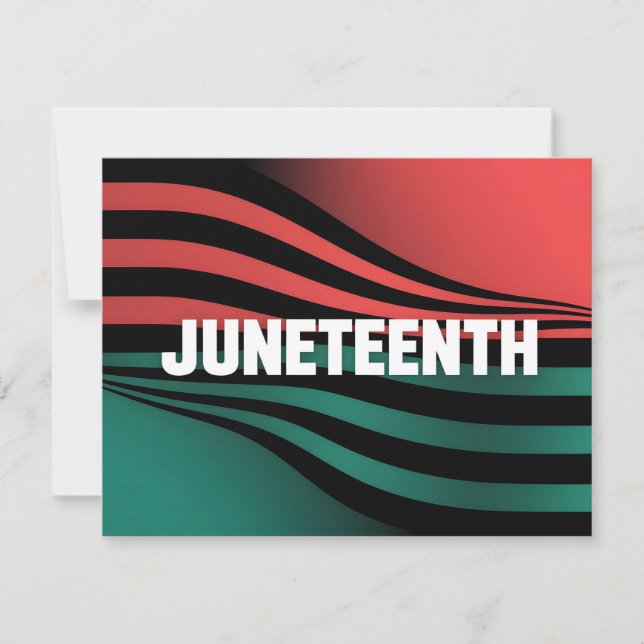Cartes Pour Fêtes Annuelles Conception des bandes ondulées du 18e siècle (Devant)