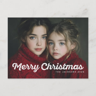 Cartes Pour Fêtes Annuelles Conception Joyeux Noël Chic Rustique
