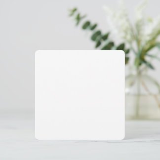 Cartes Pour Fêtes Annuelles Conception simple blanche personnalisée Ajouter un