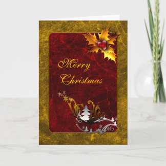 Cartes Pour Fêtes Annuelles Conception traditionnelle de Noël