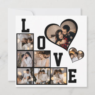 Cartes Pour Fêtes Annuelles Concevez votre propre collage de 8 photos