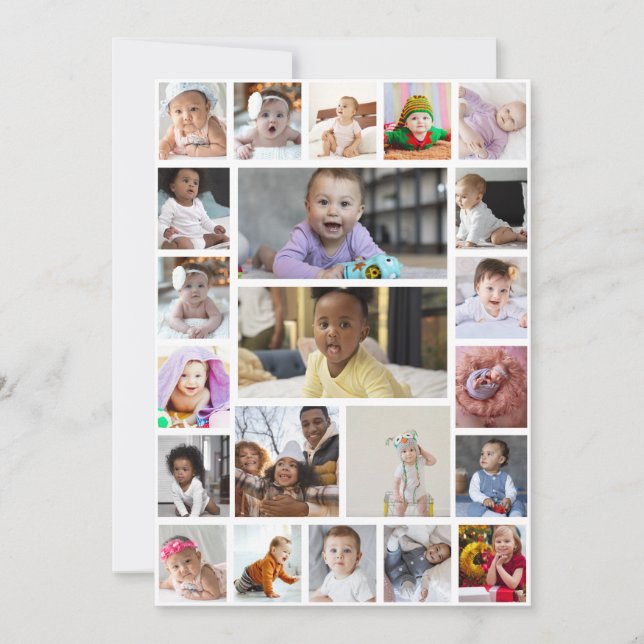Cartes Pour Fêtes Annuelles Concevez Votre Propre Oeuvre d'Art Encadrée de Col (Devant)