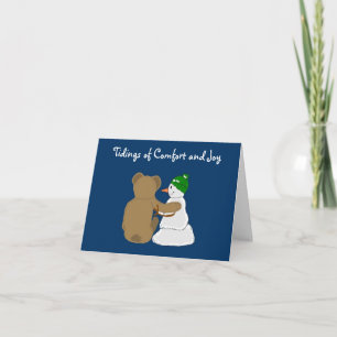 Cartes Pour Fêtes Annuelles Confort et joie