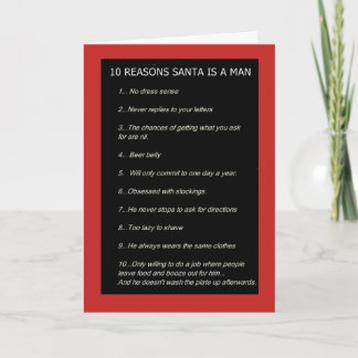 CARTES POUR FÊTES ANNUELLES CONSEIL HUMOUR POUR ADULTES" À NOËL