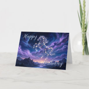 Cartes Pour Fêtes Annuelles Constellation du Vaillant Cheval