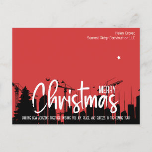 Cartes Pour Fêtes Annuelles Construction Nouveaux Horizons, Architecte Firme X