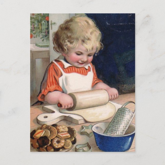 Cartes Pour Fêtes Annuelles "Cookie Baking" (Devant)