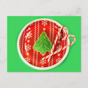 Cartes Pour Fêtes Annuelles Cookie de Noël avec sucres de canne