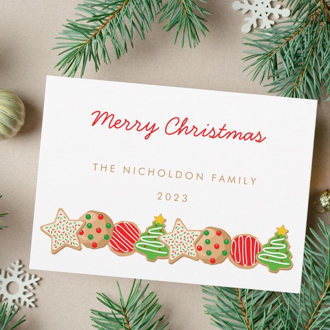 CARTES POUR FÊTES ANNUELLES COOKIES DE NOËL (Créateur téléchargé)