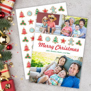 Cartes Pour Fêtes Annuelles Cookies de Noël 3 Photo