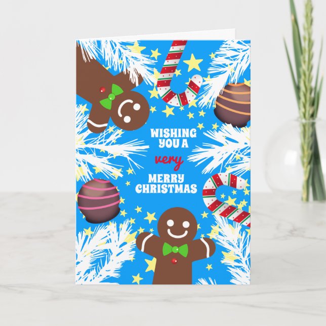 Cartes Pour Fêtes Annuelles Cookies de Noël chocolat chocolat de vacances boul (Devant)