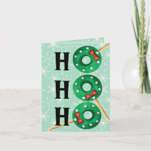 Cartes Pour Fêtes Annuelles Cookies de Noël Funny Ho Ho Ho
