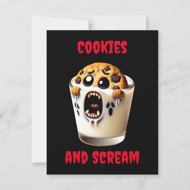 Cartes Pour Fêtes Annuelles Cookies et cris (Devant)