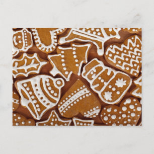 Cartes Pour Fêtes Annuelles Cookies Ginger de Noël