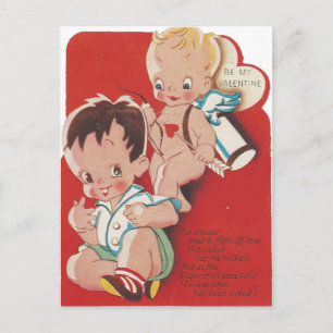 Cartes Pour Fêtes Annuelles Copie vintage Cupid Valentine