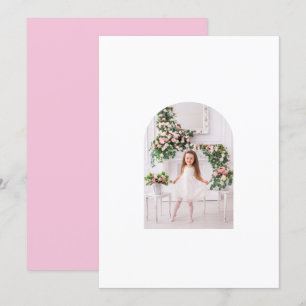Cartes Pour Fêtes Annuelles Coquette Famille de Noël Photo Pink Green Doodle