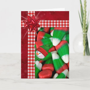 Cartes Pour Fêtes Annuelles Corbeau de Noël avec neige