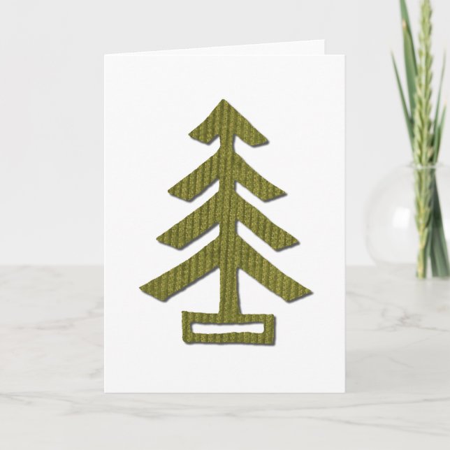 Cartes Pour Fêtes Annuelles Corduroy pine (Devant)
