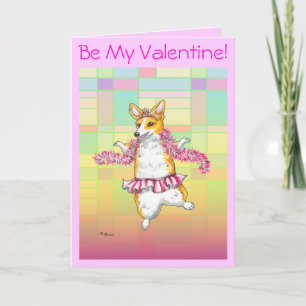 Cartes Pour Fêtes Annuelles Corgi Dancing Ballerina