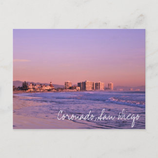 Cartes Pour Fêtes Annuelles Coronado au coucher du soleil