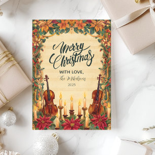 Cartes Pour Fêtes Annuelles Cosy cannelle épice Joyeux Noël