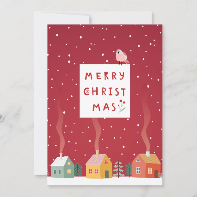Cartes Pour Fêtes Annuelles Cosy Christmas Village - Une Merveilleuse Wonderla (Devant)