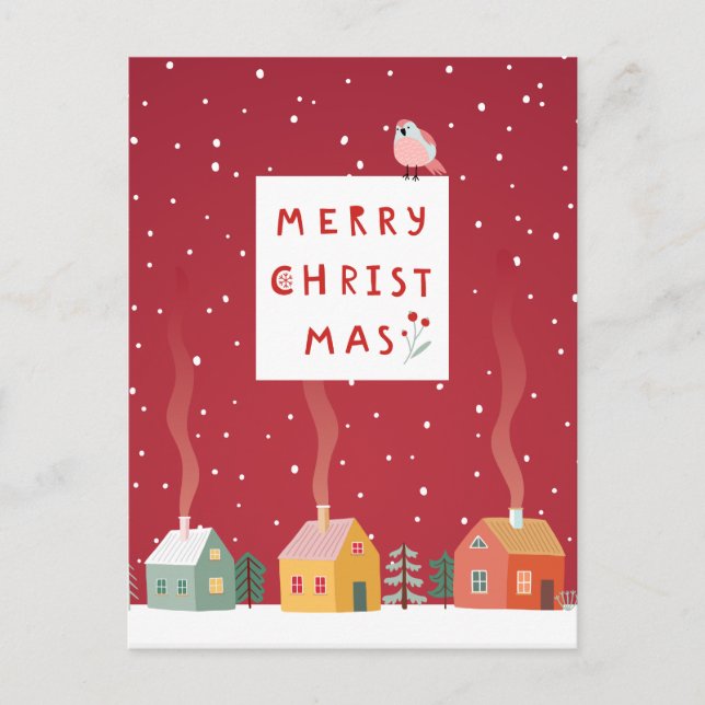 Cartes Pour Fêtes Annuelles Cosy Christmas Village - Une Merveilleuse Wonderla (Devant)