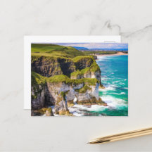 Côte Nord Irlande du Nord : Falaises et océan