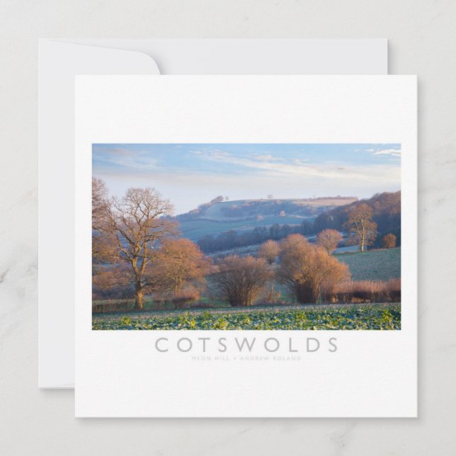 Cartes Pour Fêtes Annuelles Cotswolds (Devant)