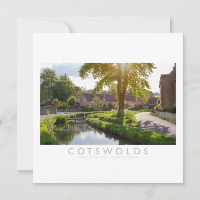 Cartes Pour Fêtes Annuelles Cotswolds (Devant)
