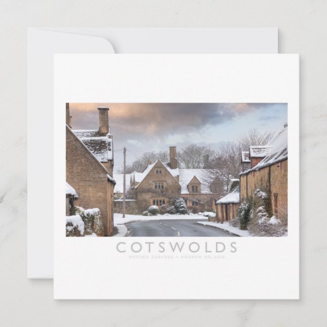 Cartes Pour Fêtes Annuelles Cotswolds (Devant)