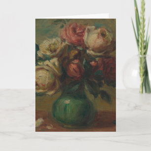 Cartes Pour Fêtes Annuelles Cottagecore Renoir Floral Art Vintage Rose