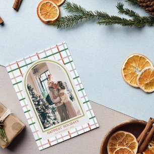 Cartes Pour Fêtes Annuelles Couleurs Rustique Pestel Toile Photo Joyeux Noël