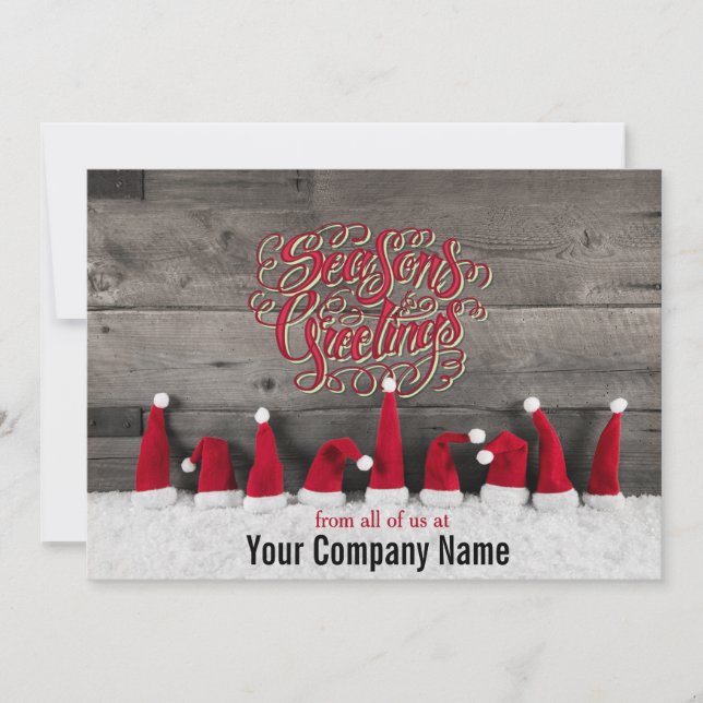 Cartes Pour Fêtes Annuelles Country Holiday Wings Entreprise (Devant)