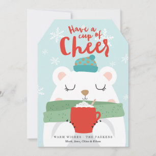 Cartes Pour Fêtes Annuelles Coupe de Cheer
